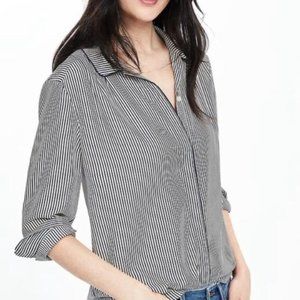 Banana Republic striped blouse